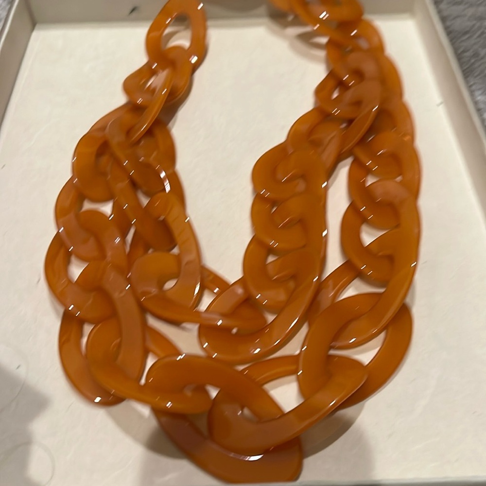 Kenneth Jay Lane Resin double strand necklace